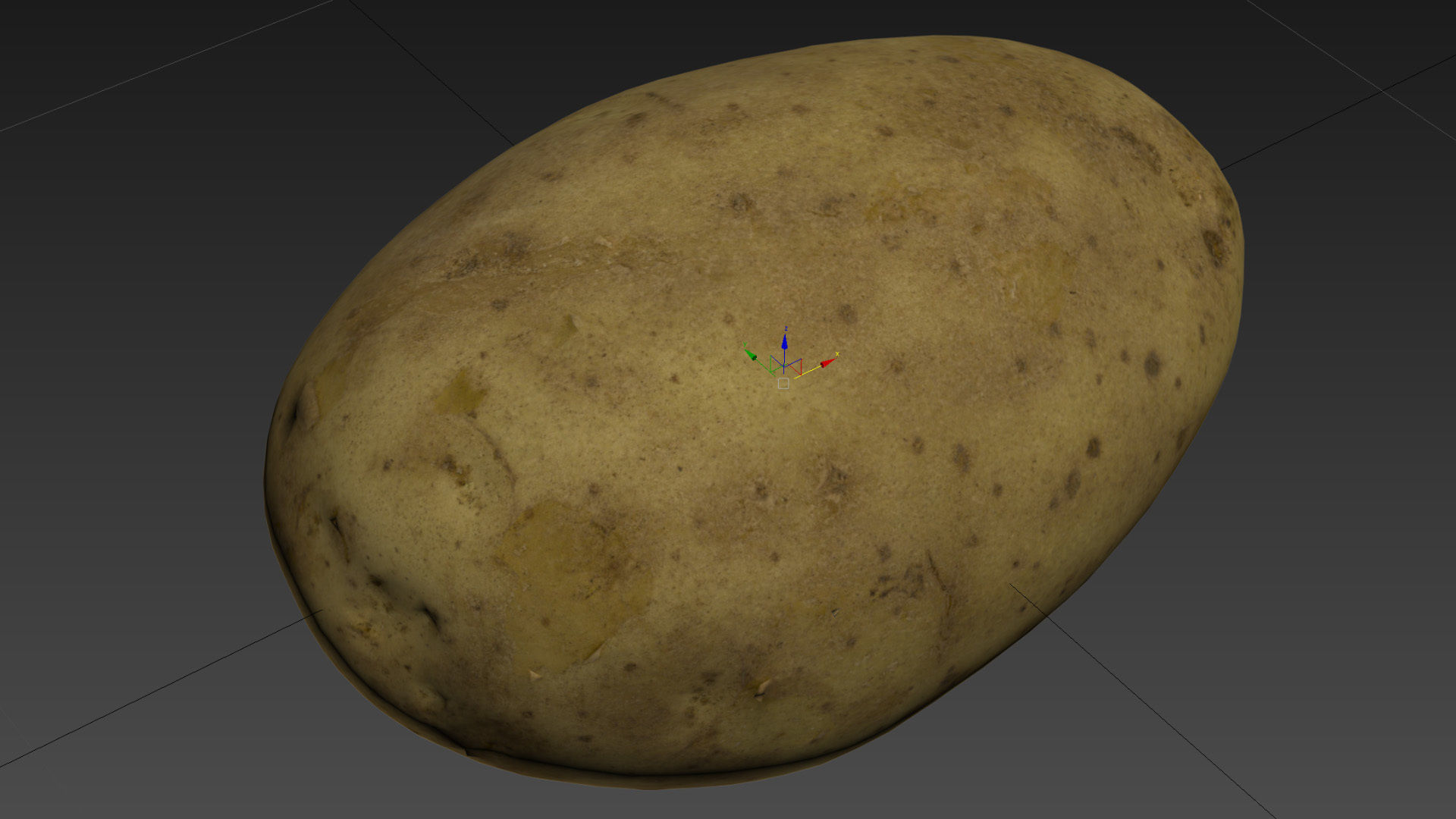 4k Potato Low-poly 3D model_15