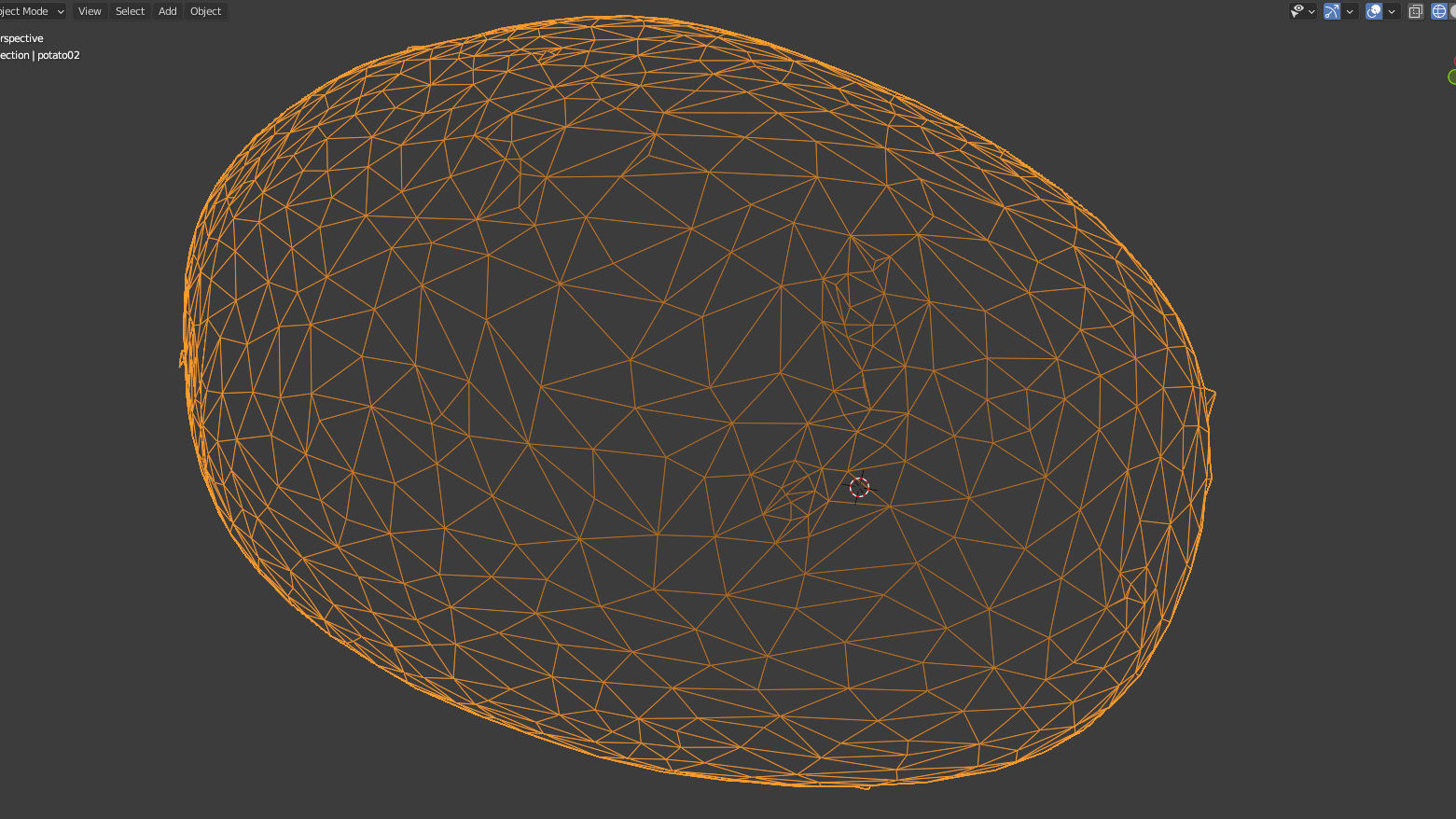 4k Potato Low-poly 3D model_18