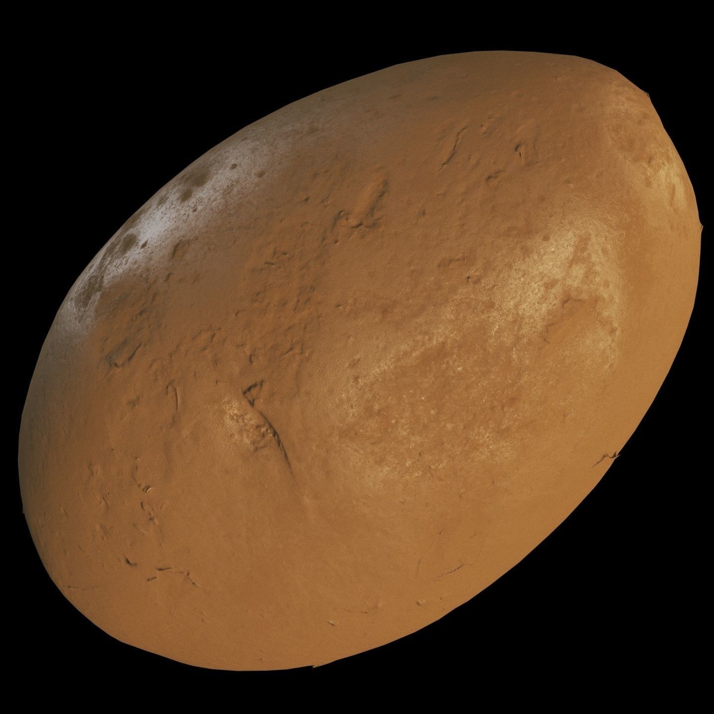 4k Potato Low-poly 3D model_9