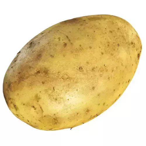 4k Potato Low-poly 3D model
