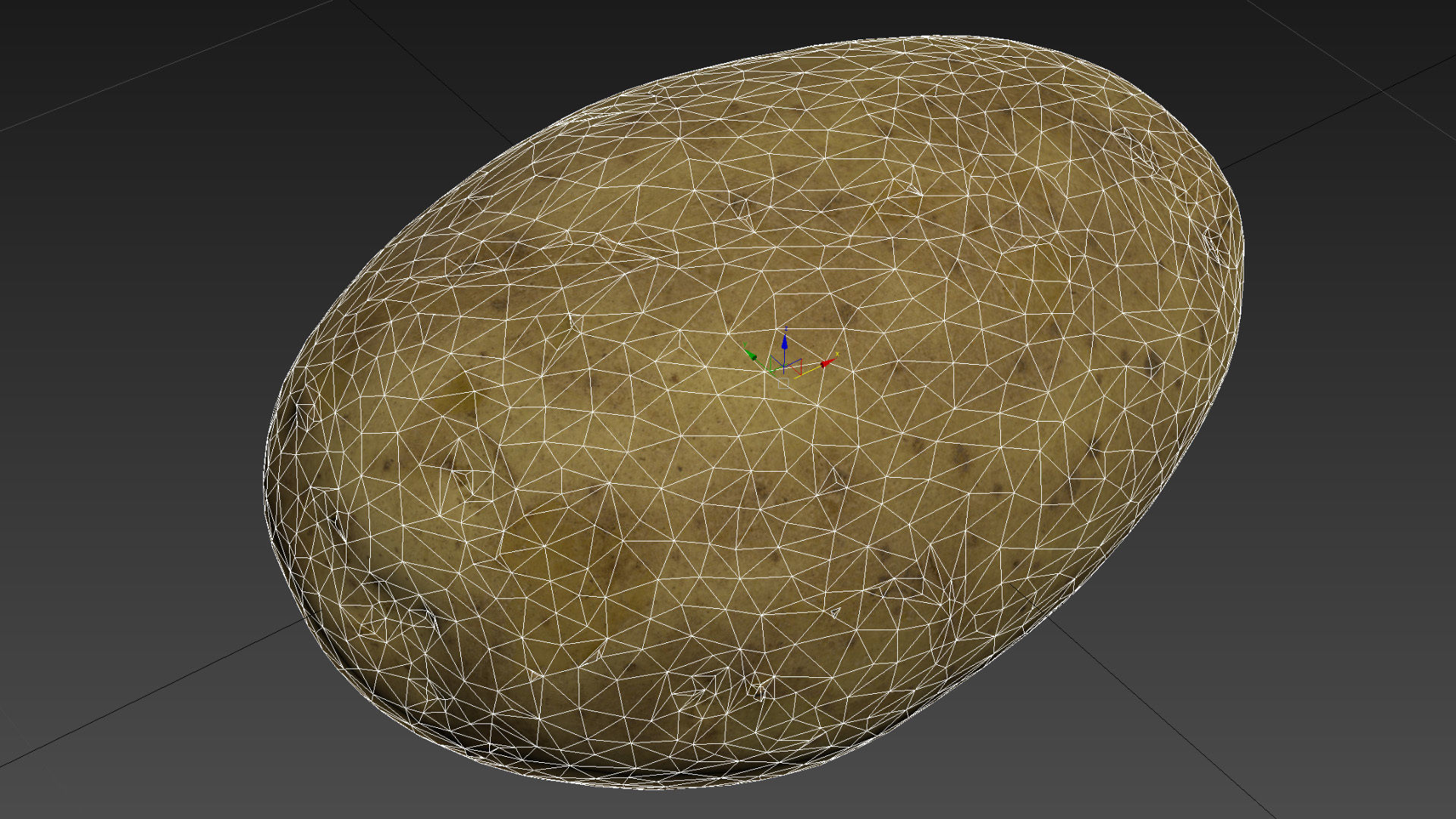 4k Potato Low-poly 3D model_19