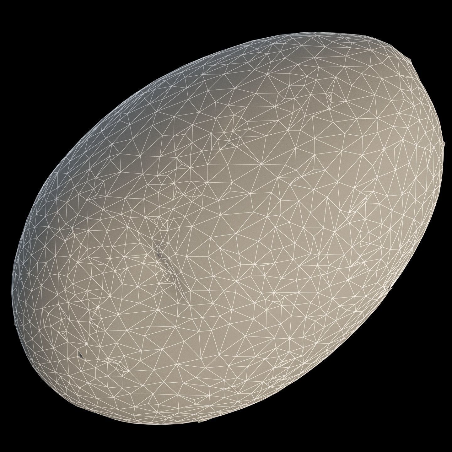 4k Potato Low-poly 3D model_8