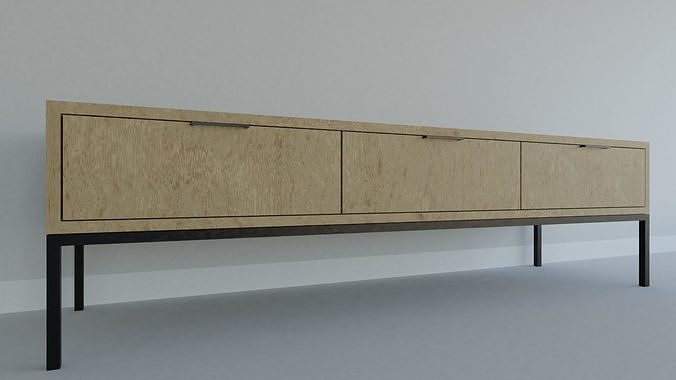 Cabinet sideboard with drawers and legs 3D model | CGTrader