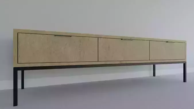 Cabinet sideboard with drawers and legs