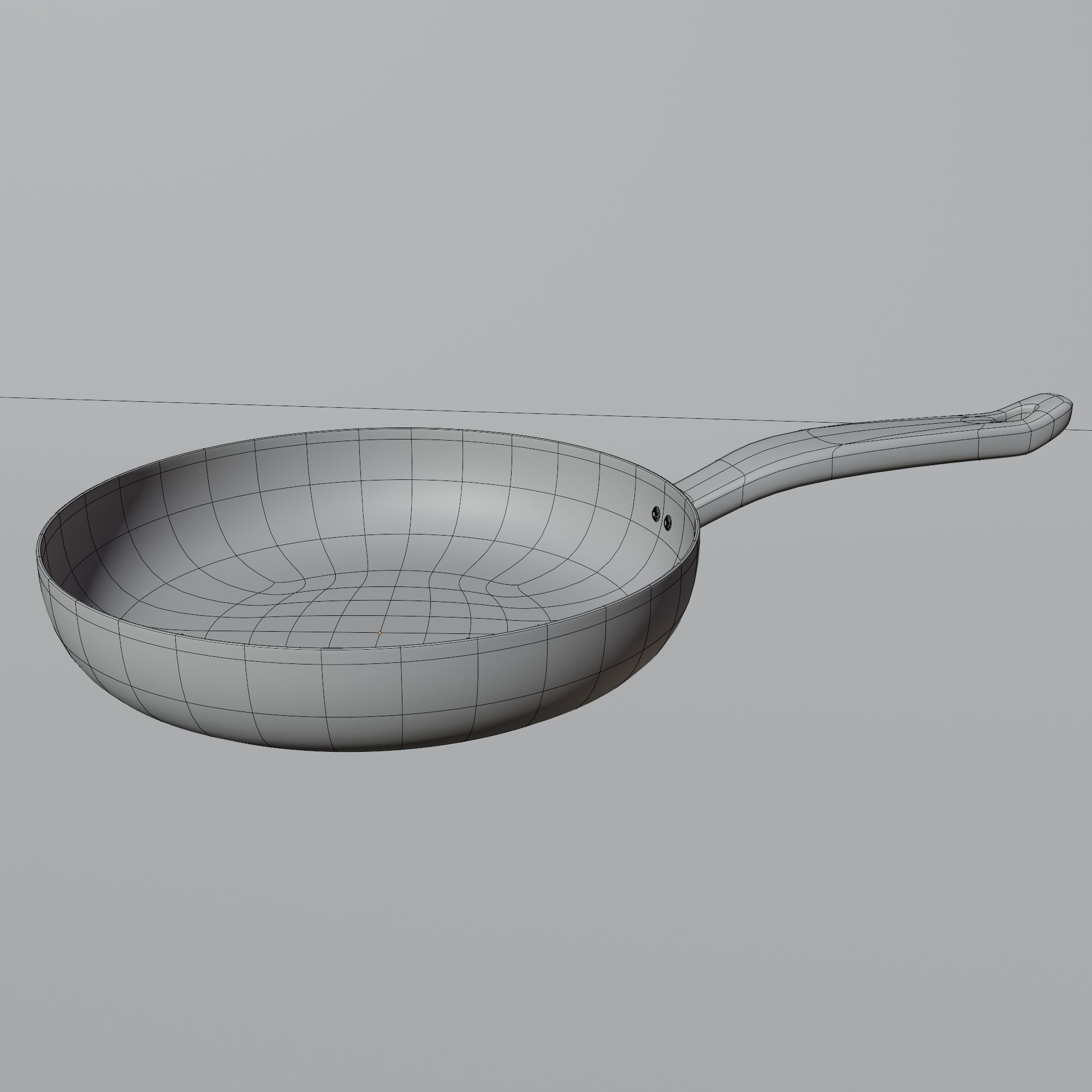 Free Frying Pan Free low-poly 3D model_5