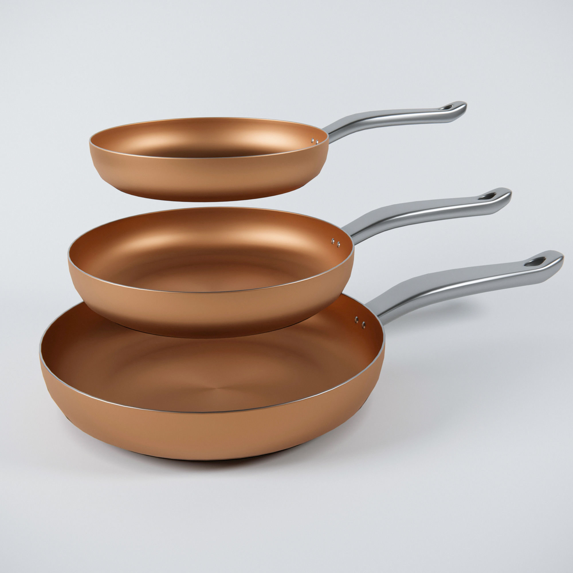 Free Frying Pan Free low-poly 3D model_2