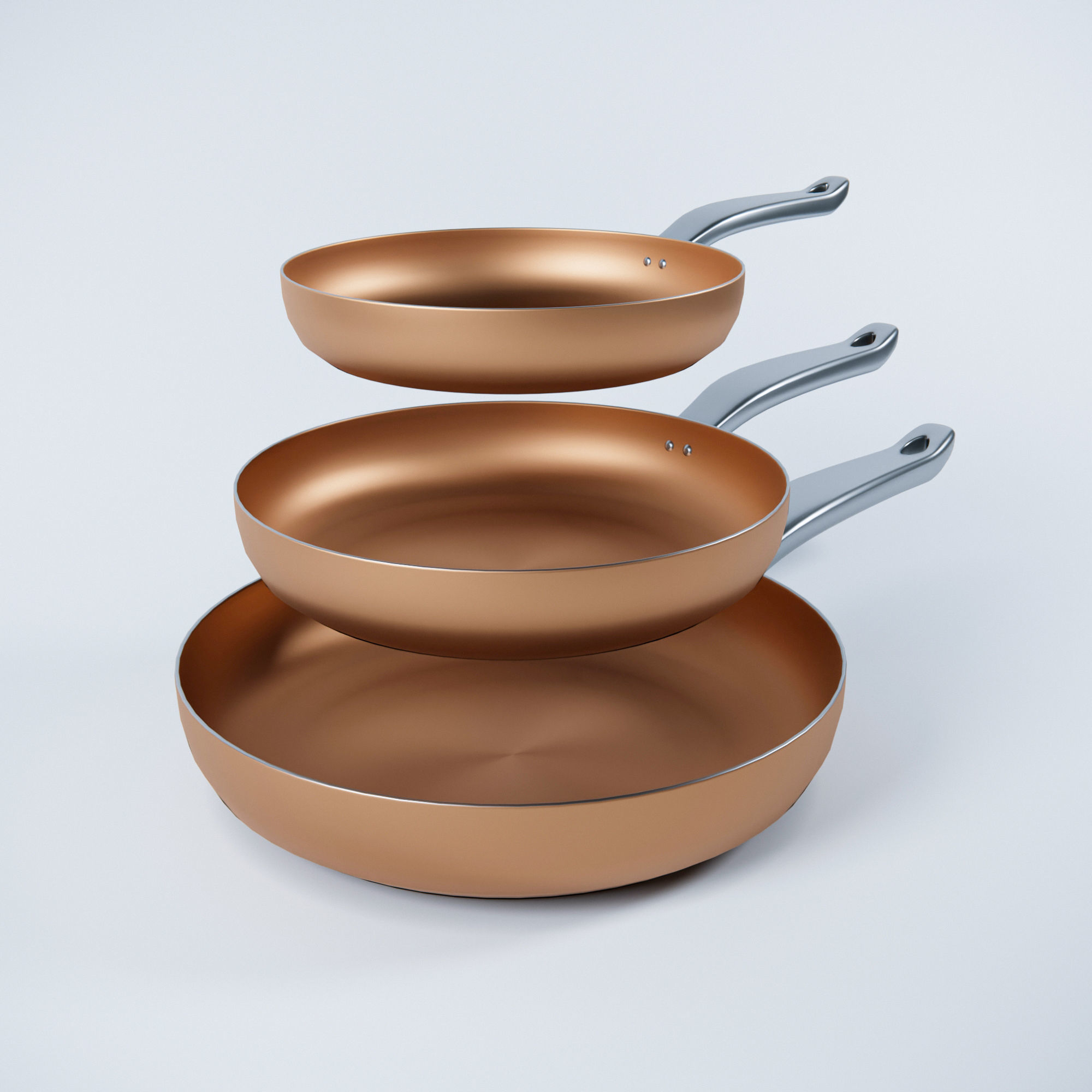 Free Frying Pan Free low-poly 3D model_3
