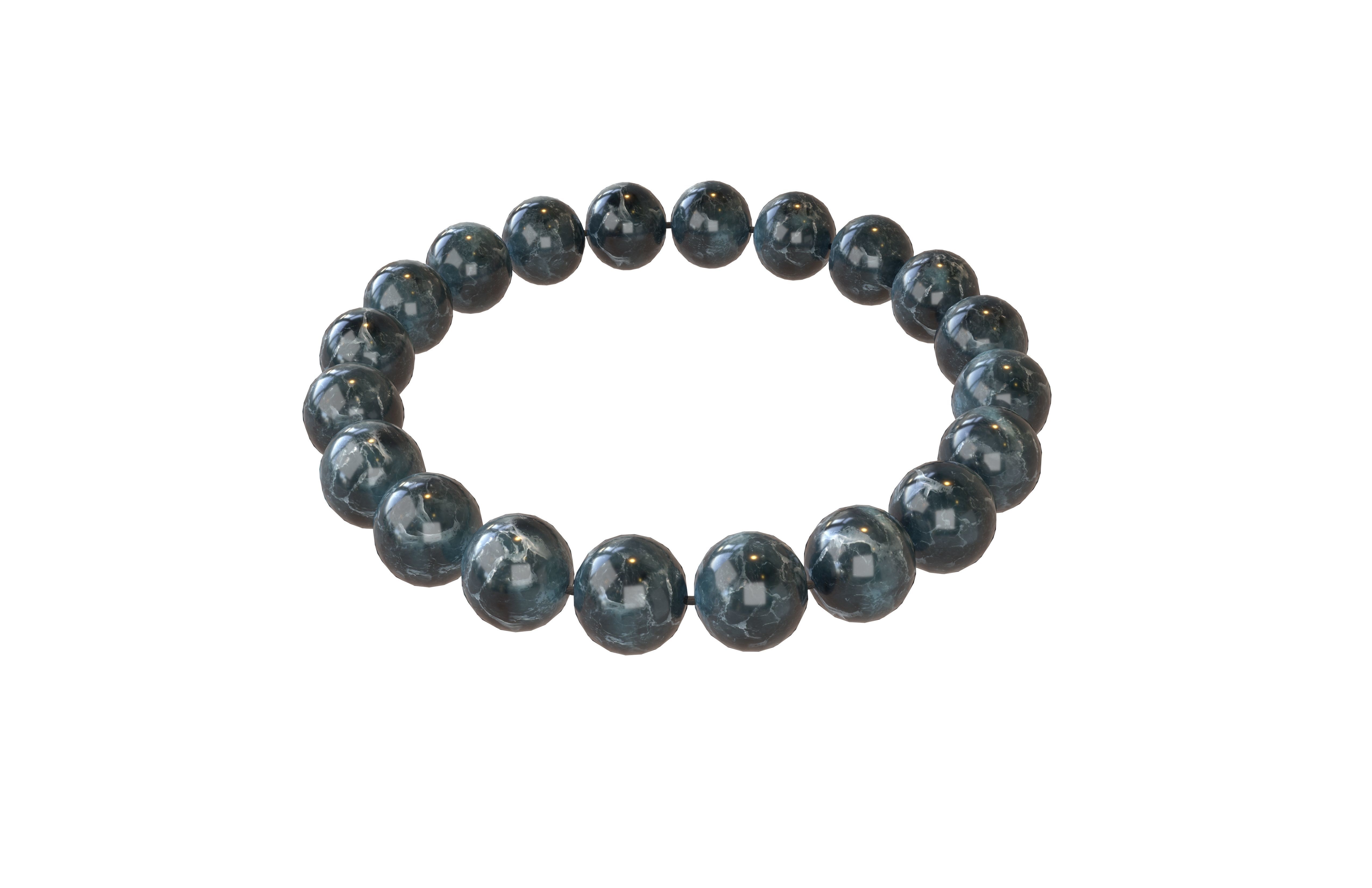 Jade Bracelet v1 004 Low-poly 3D model_2