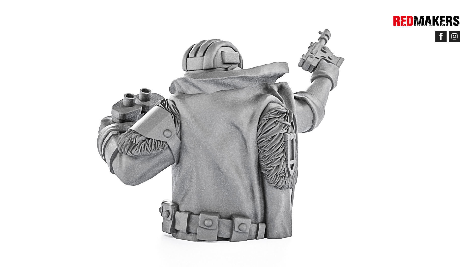 Ice Warriors - Tank commander of the Imperial Force 3D print model_11