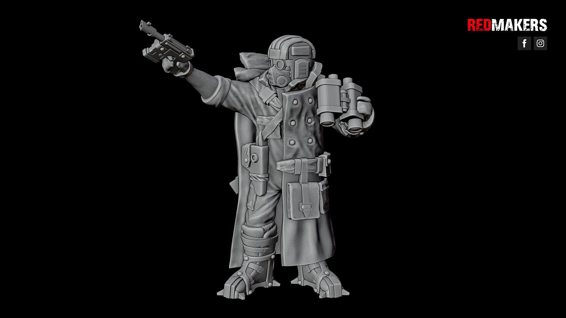 Ice Warriors - Tank commander of the Imperial Force 3D print model_15