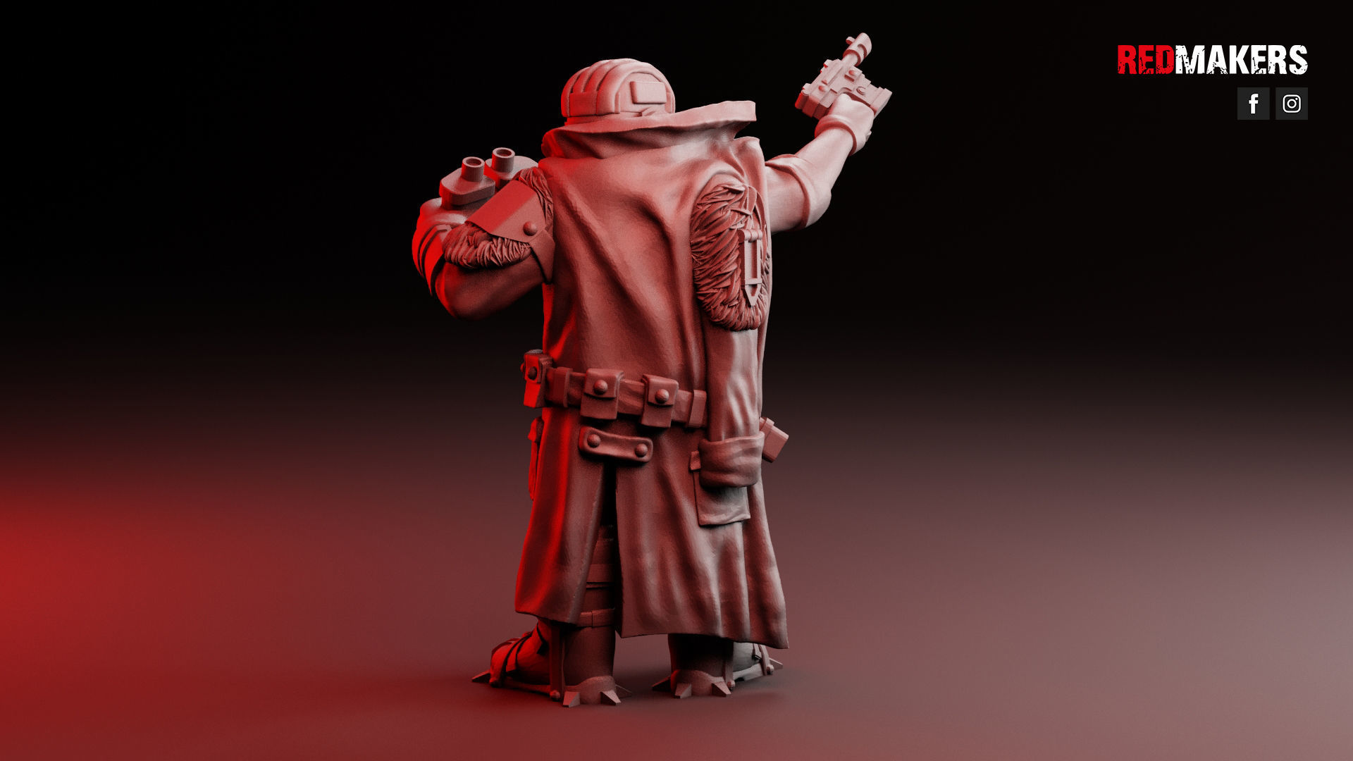 Ice Warriors - Tank commander of the Imperial Force 3D print model_19