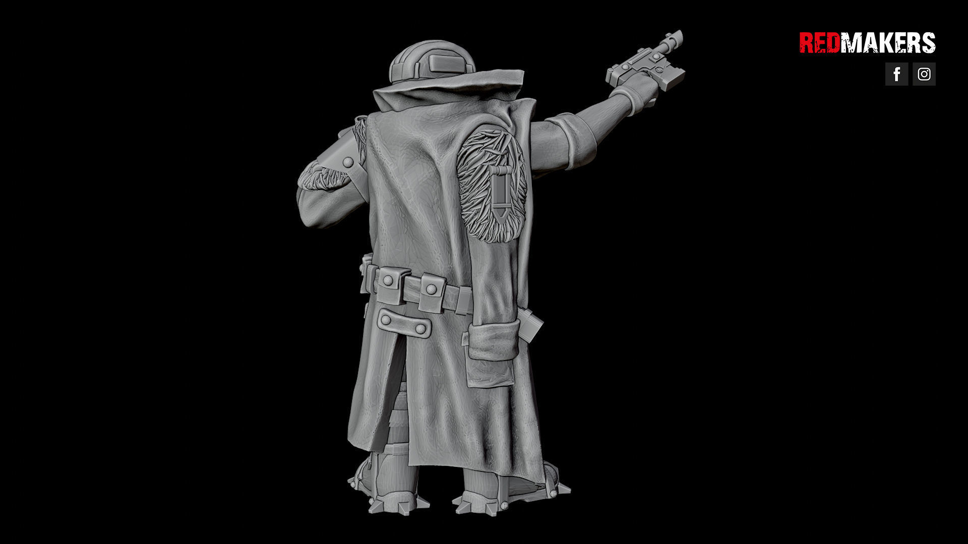 Ice Warriors - Tank commander of the Imperial Force 3D print model_16