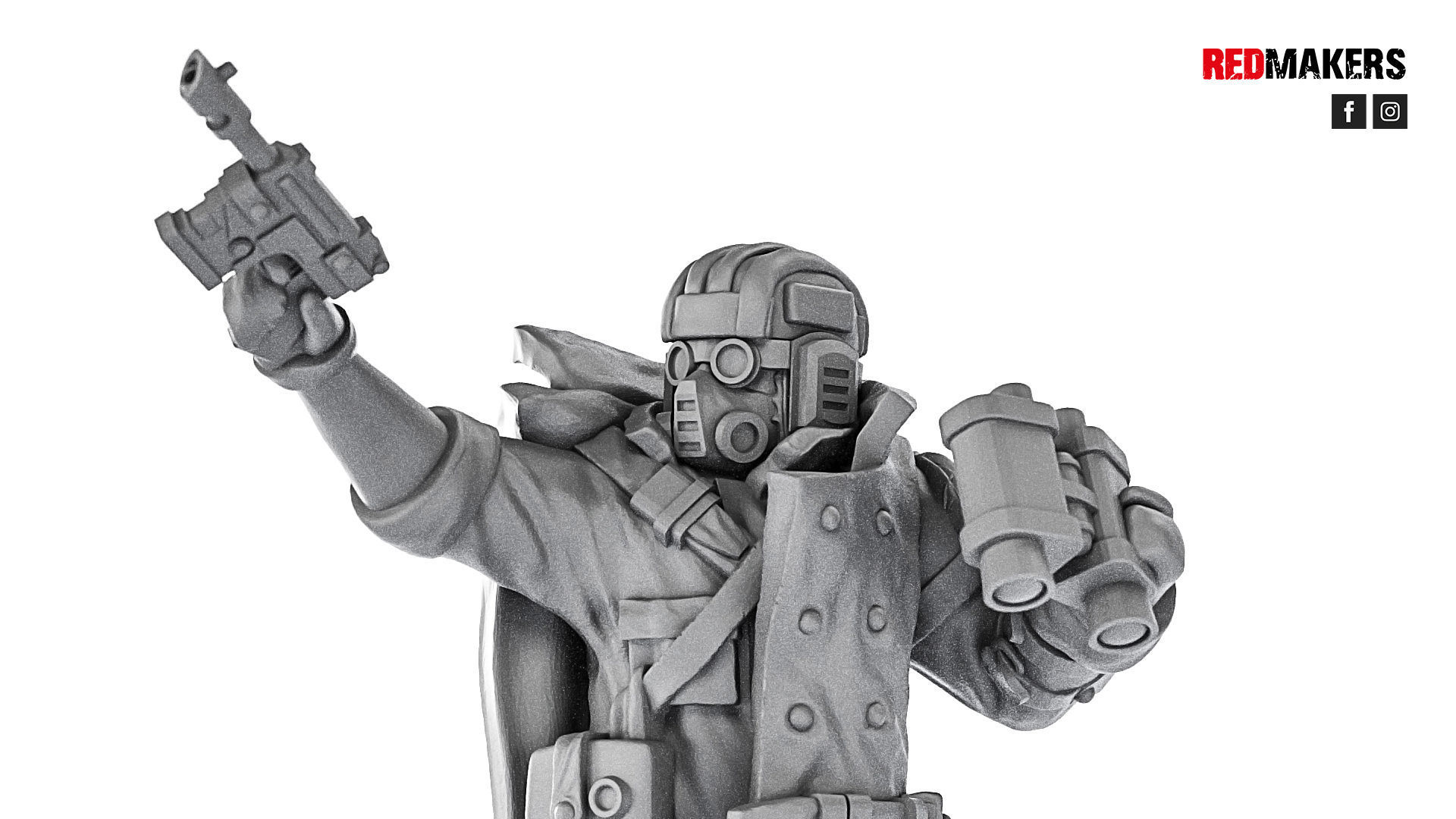 Ice Warriors - Tank commander of the Imperial Force 3D print model_14