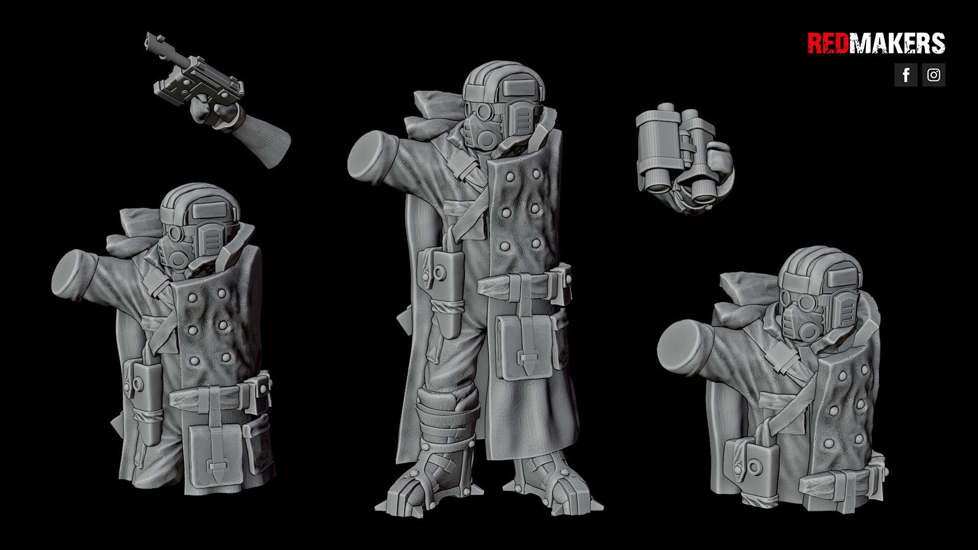 Ice Warriors - Tank commander of the Imperial Force 3D print model_17