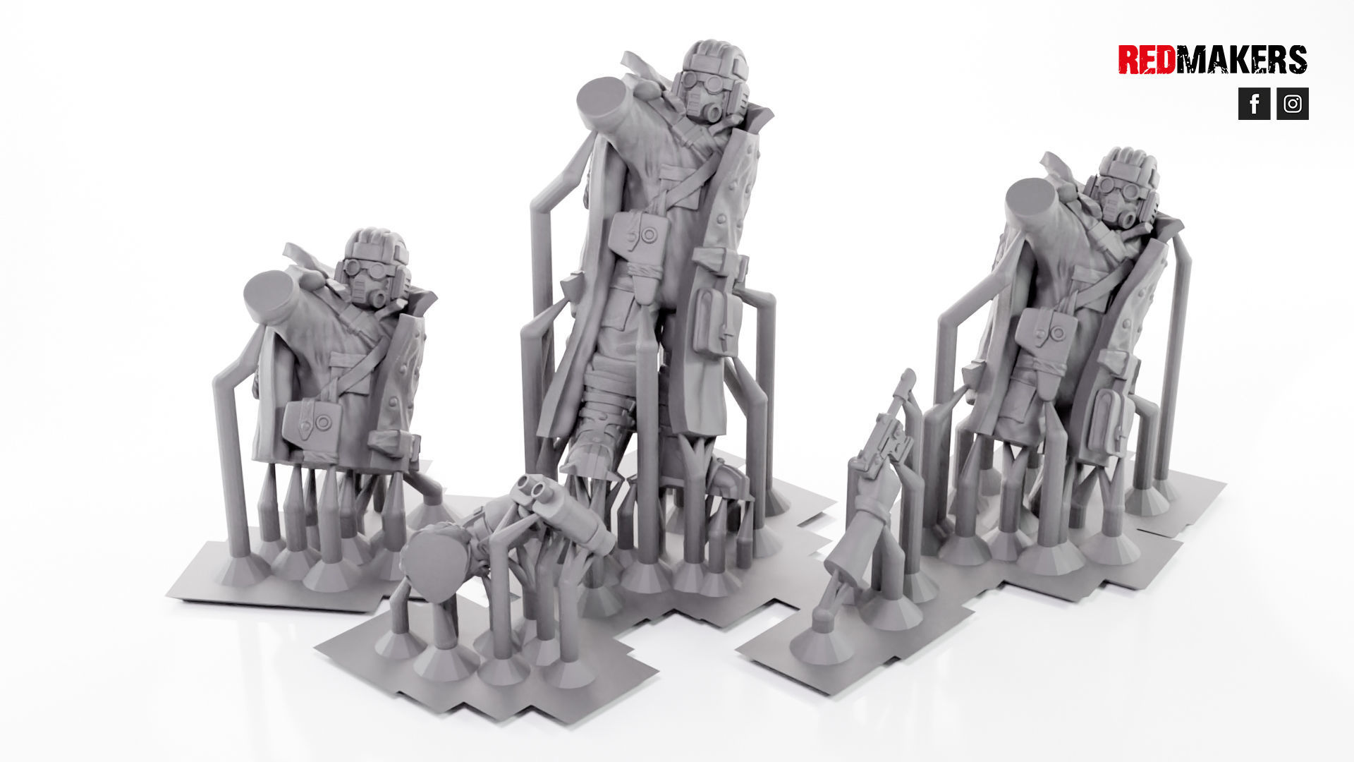Ice Warriors - Tank commander of the Imperial Force 3D print model_4