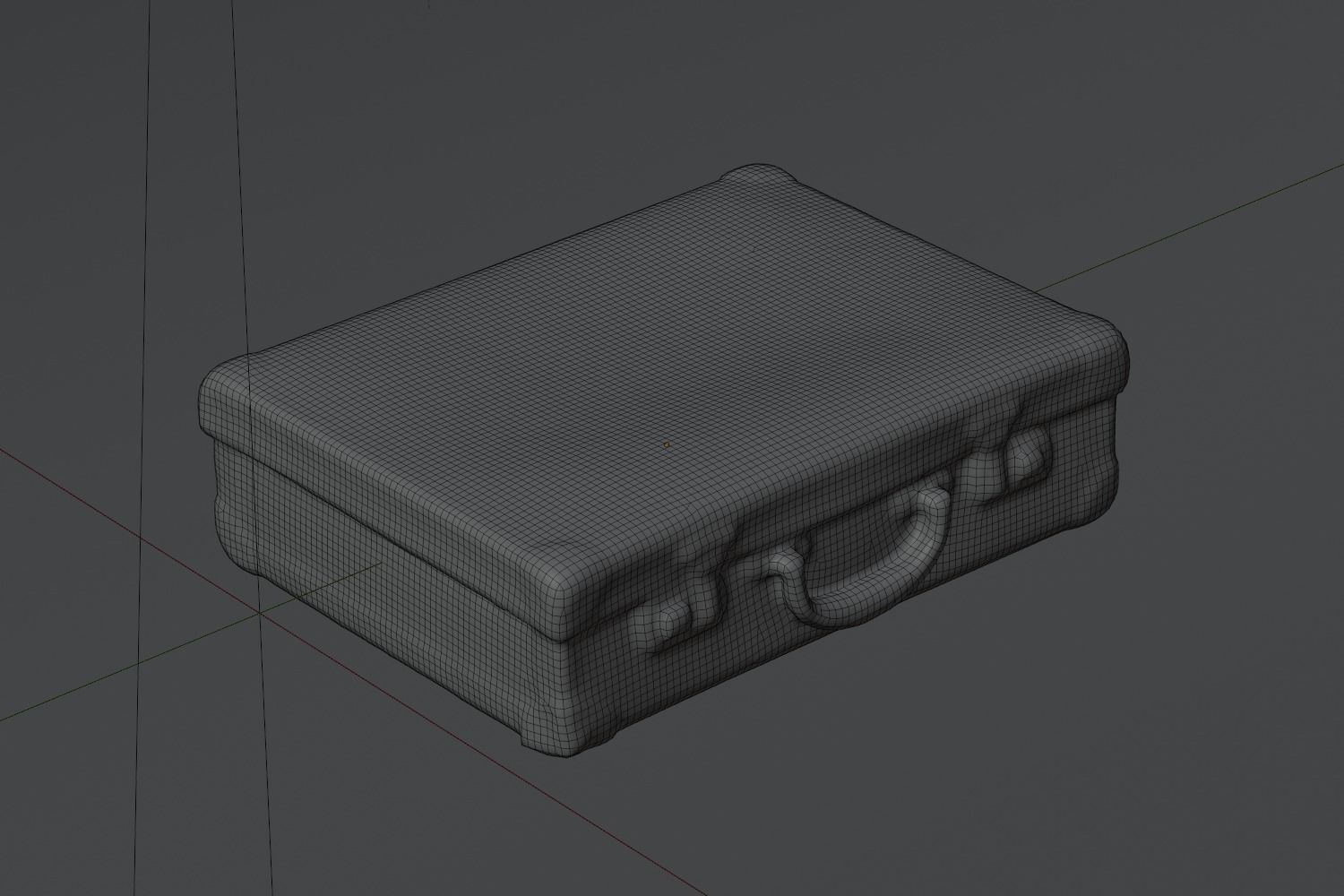 Leather School Case 1950s photogrammetry scan PBR 4K textures Low-poly 3D model_8