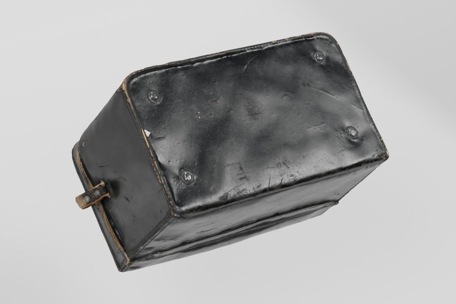 Camera Case Leather K3 photogrammetry scan PBR 4K textures Low-poly 3D model_10