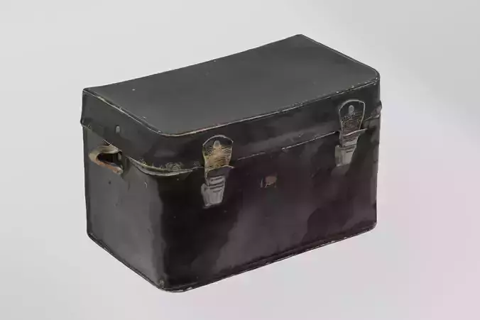 Camera Case Leather K3 photogrammetry scan PBR 4K textures
