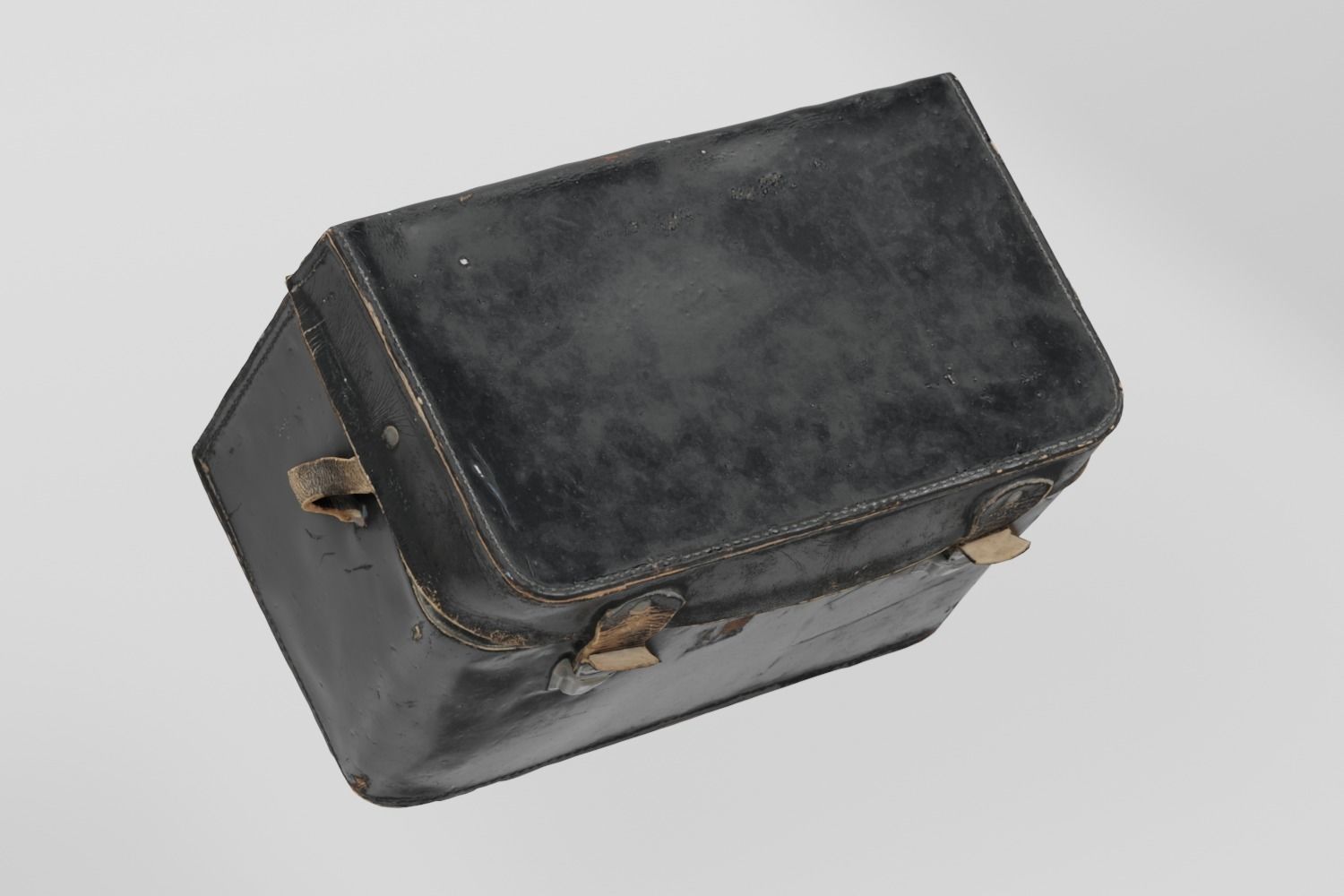 Camera Case Leather K3 photogrammetry scan PBR 4K textures Low-poly 3D model_7