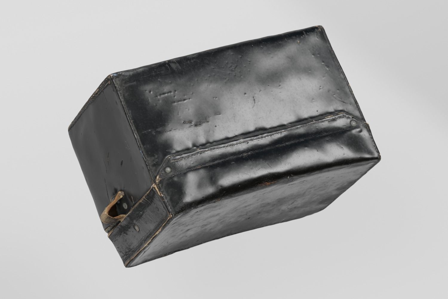 Camera Case Leather K3 photogrammetry scan PBR 4K textures Low-poly 3D model_9