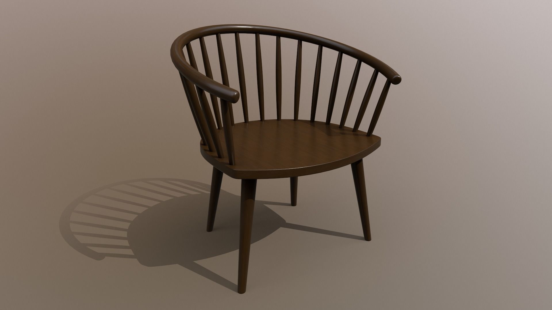PBR Various Options Wooden Coffee Chair - Lumion - UE4 Low-poly 3D model_11