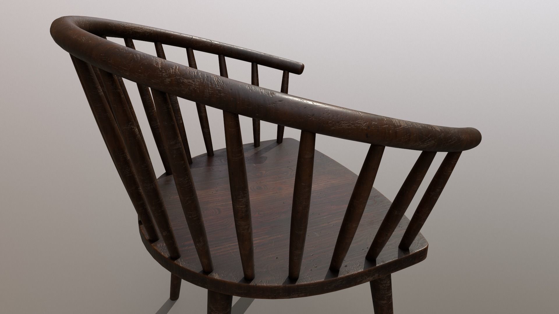 PBR Various Options Wooden Coffee Chair - Lumion - UE4 Low-poly 3D model_9