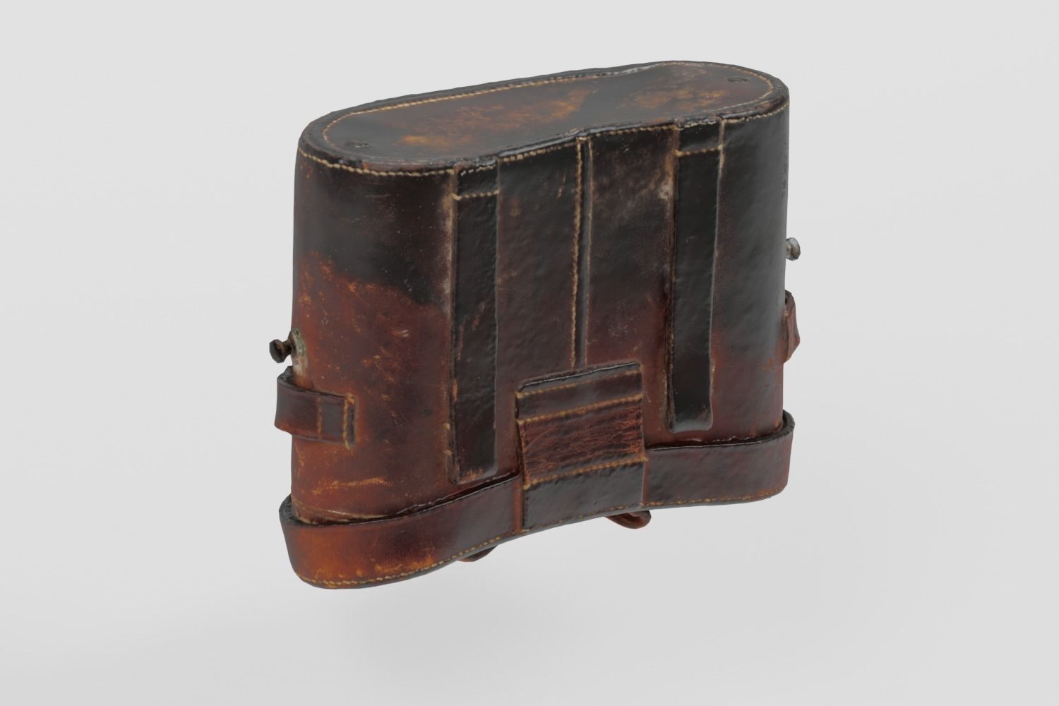 Binocular Case WW1  photogrammetry scan PBR 4K textures Low-poly 3D model_8