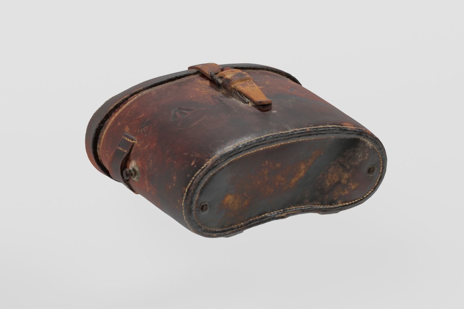 Binocular Case WW1  photogrammetry scan PBR 4K textures Low-poly 3D model_9