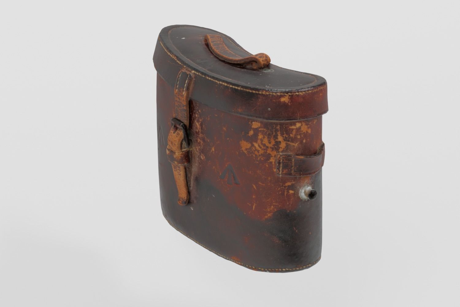 Binocular Case WW1  photogrammetry scan PBR 4K textures Low-poly 3D model_5