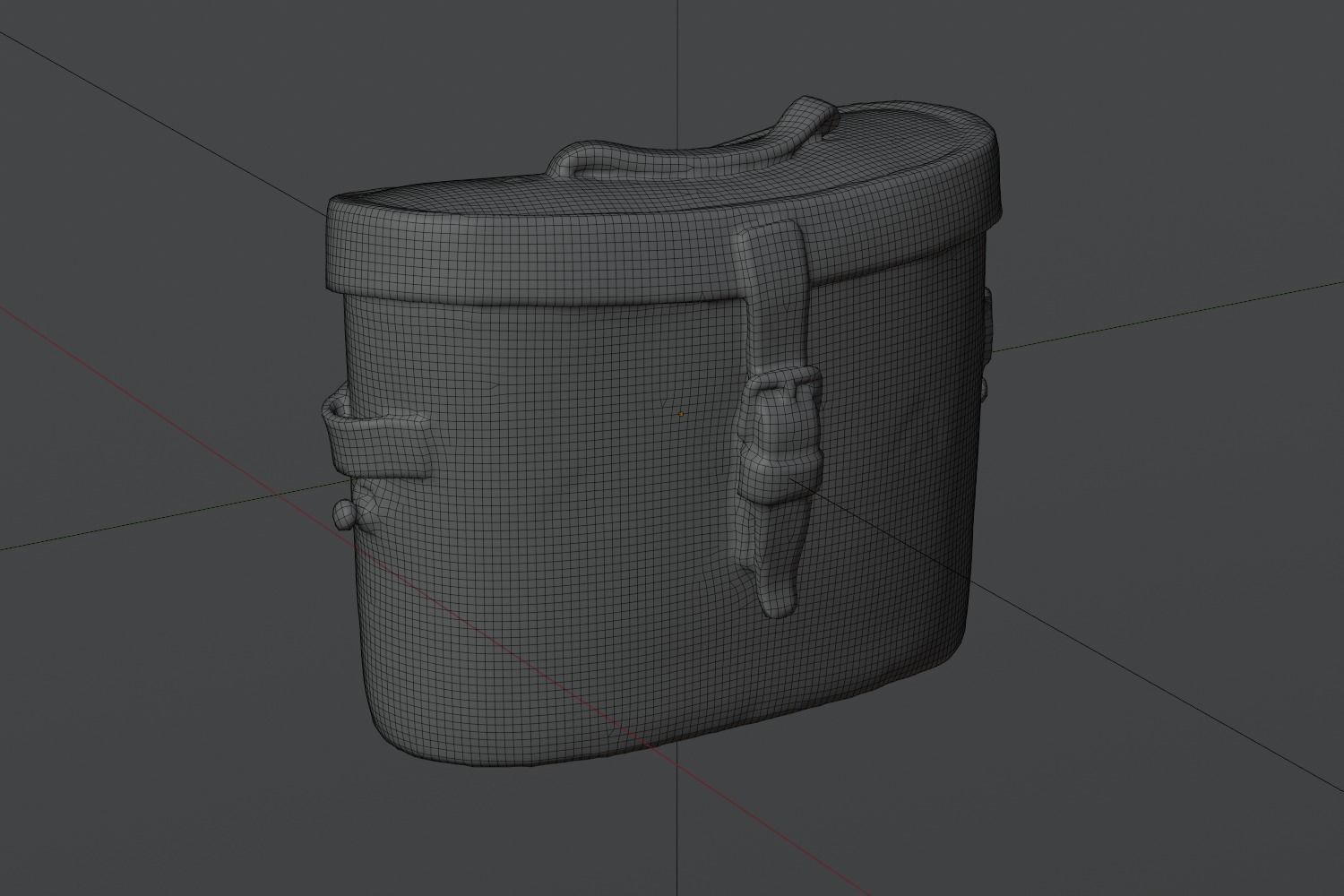 Binocular Case WW1  photogrammetry scan PBR 4K textures Low-poly 3D model_2