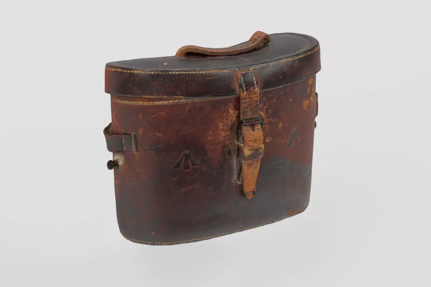 Binocular Case WW1  photogrammetry scan PBR 4K textures Low-poly 3D model_0