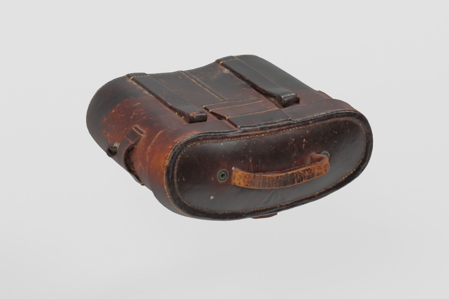 Binocular Case WW1  photogrammetry scan PBR 4K textures Low-poly 3D model_7