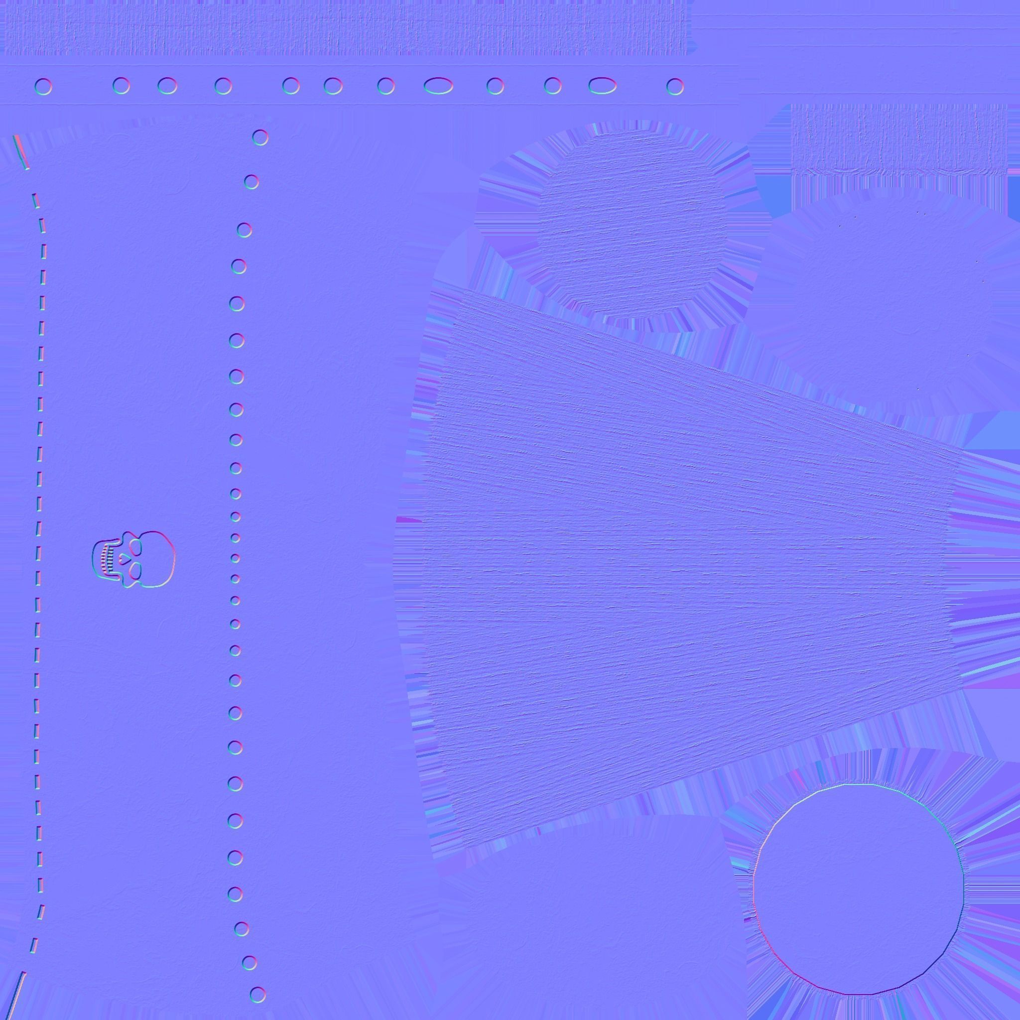 Pirate Pegleg A1 - Wood Black - Character Design Fashion Low-poly 3D model_18