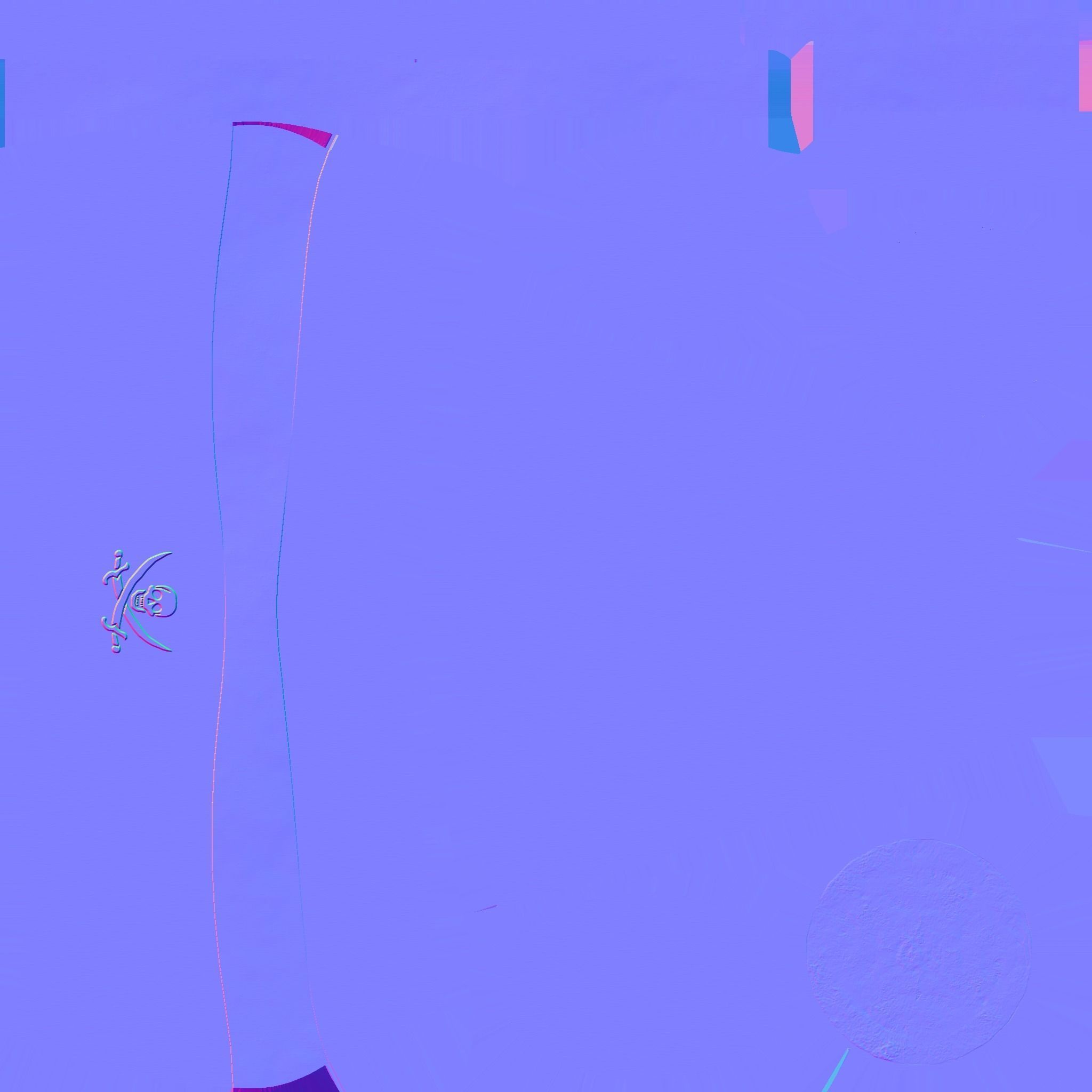 Pirate Pegleg A2 - Luxurry Wood - Character Design Fashion Low-poly 3D model_18