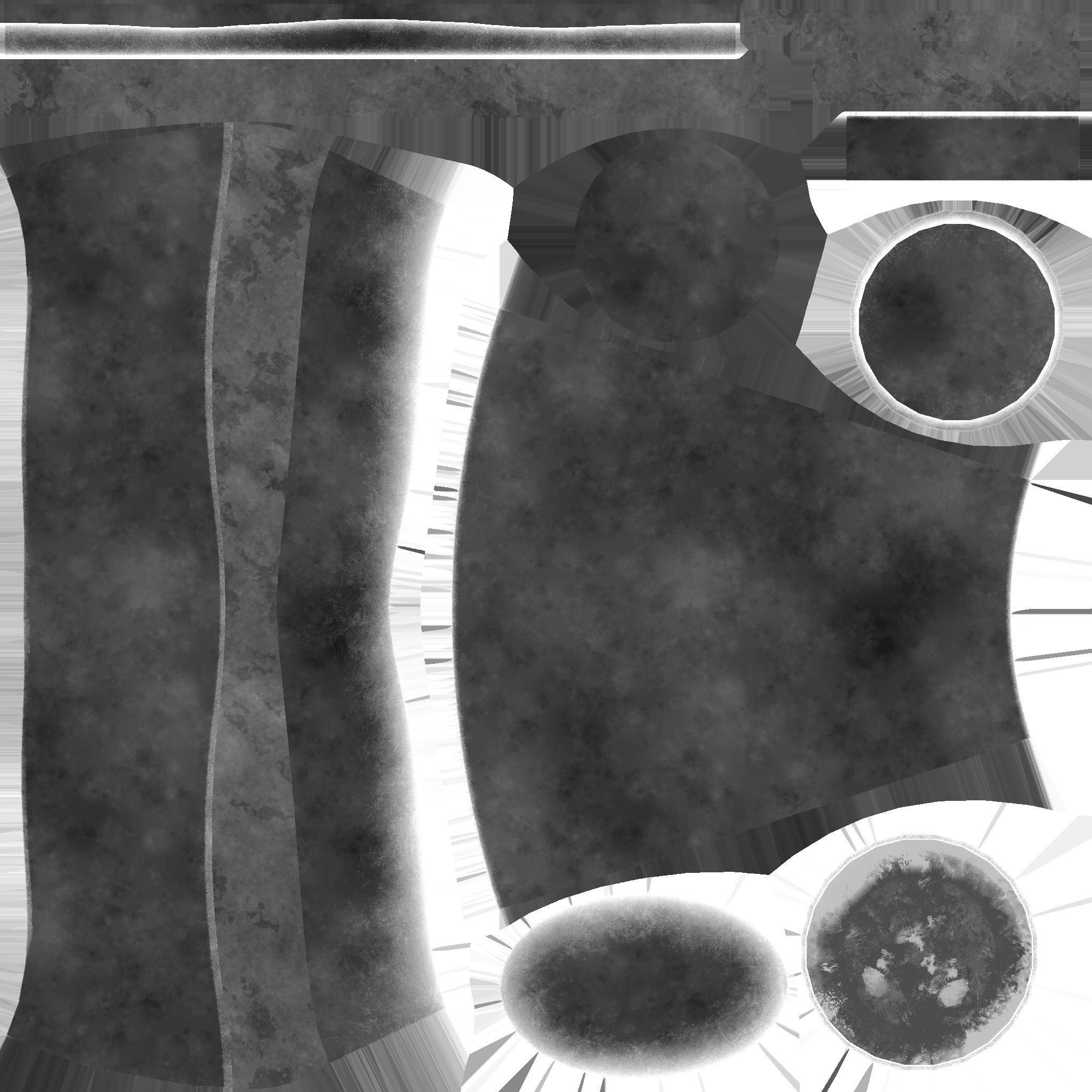 Pirate Pegleg A2 - Luxurry Wood - Character Design Fashion Low-poly 3D model_13