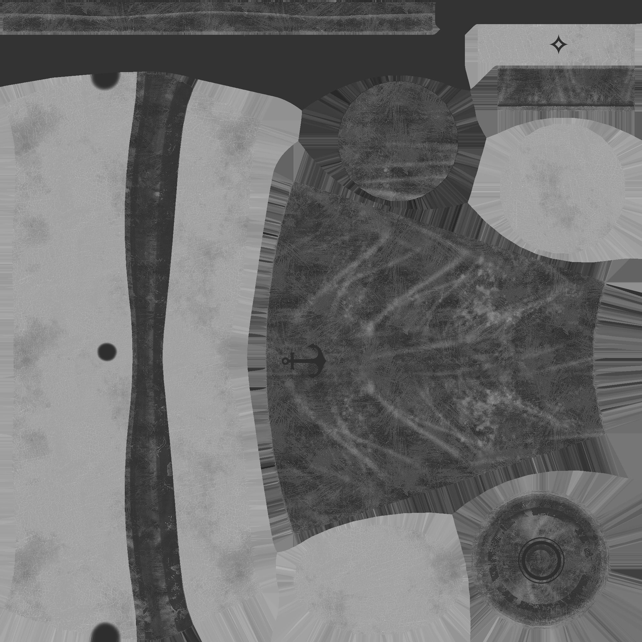 Pirate Pegleg A3 - Bronze Leather - Character Design Fashion Low-poly 3D model_16