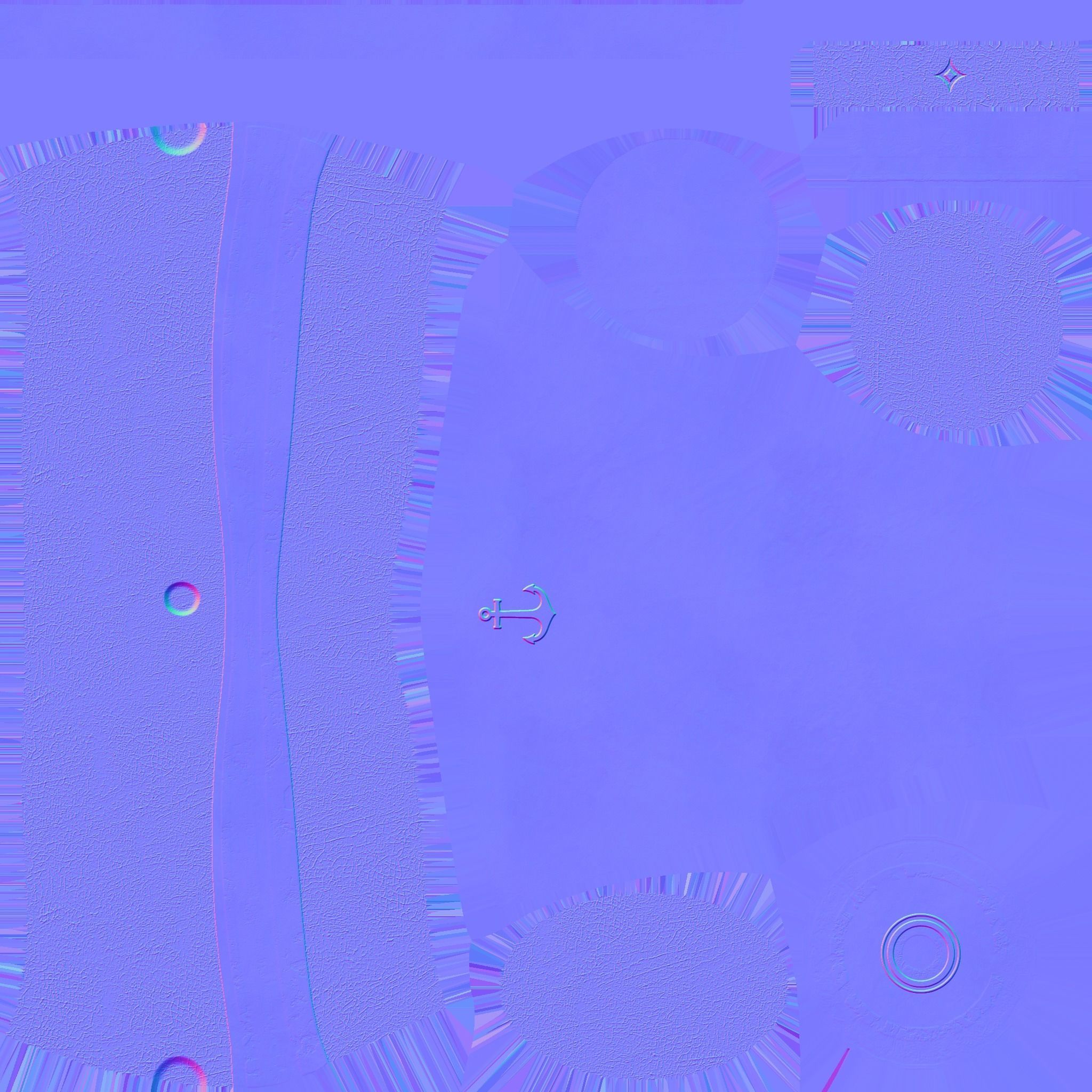 Pirate Pegleg A3 - Bronze Leather - Character Design Fashion Low-poly 3D model_18