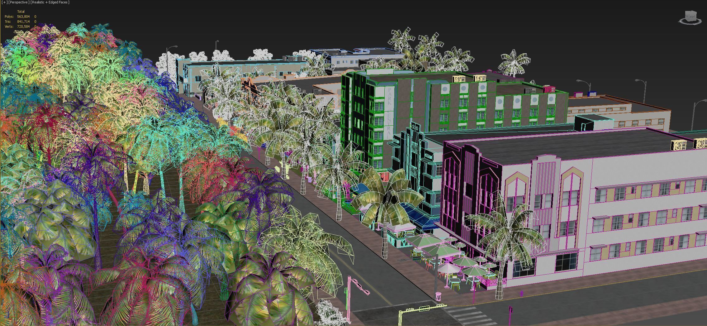 Miami Project Low-poly 3D model_4