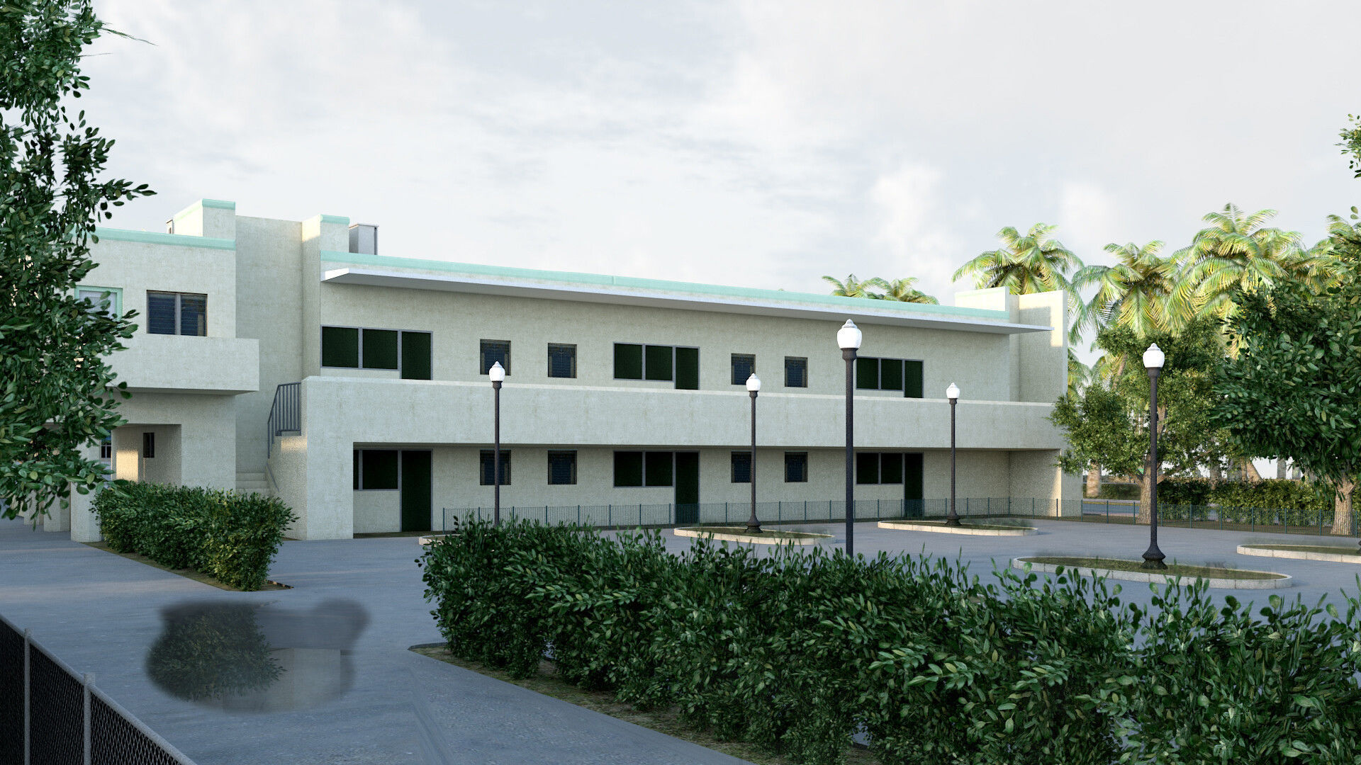 Miami Project Low-poly 3D model_3