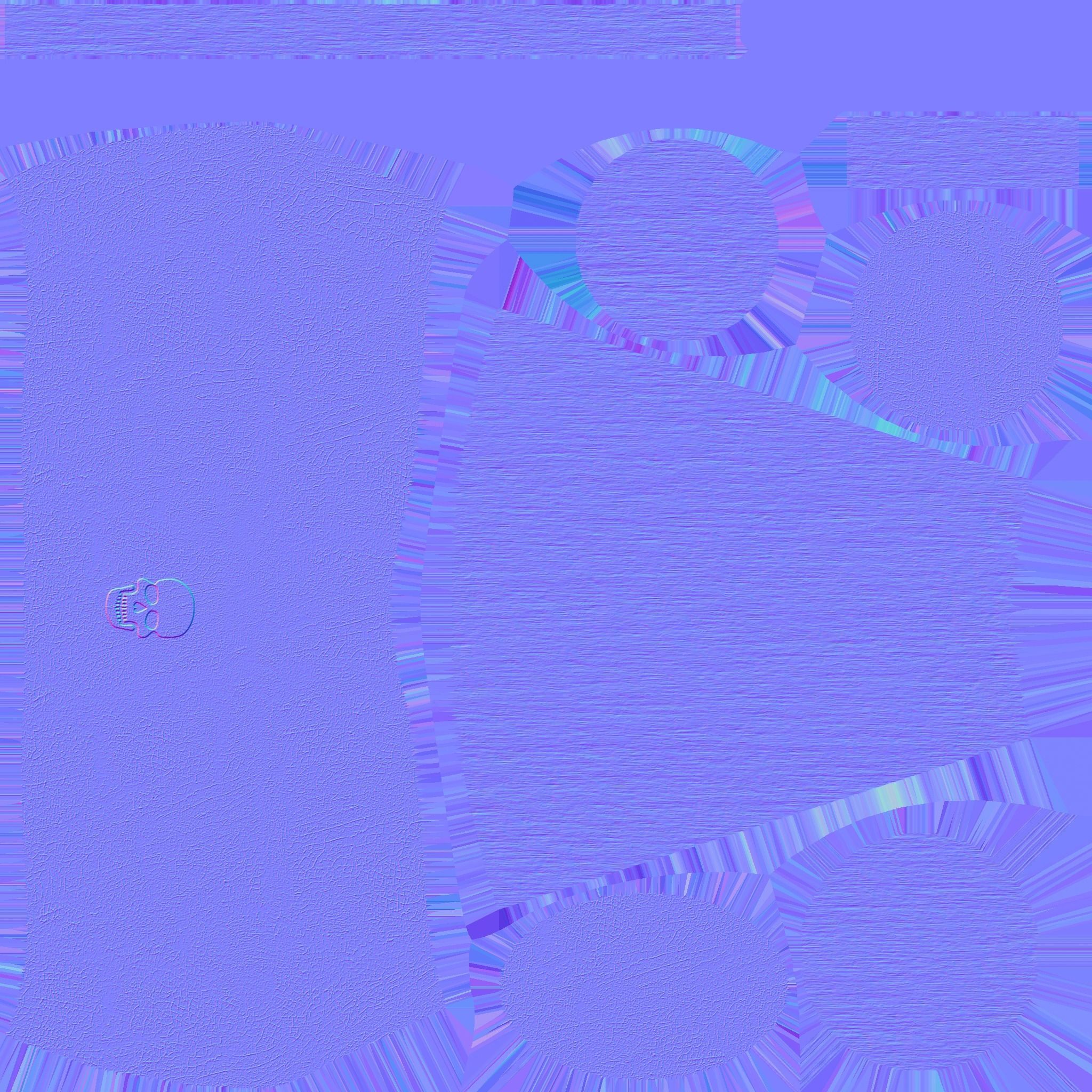 Pirate Pegleg A4 - Rust Wood - Character Design Fashion Low-poly 3D model_17