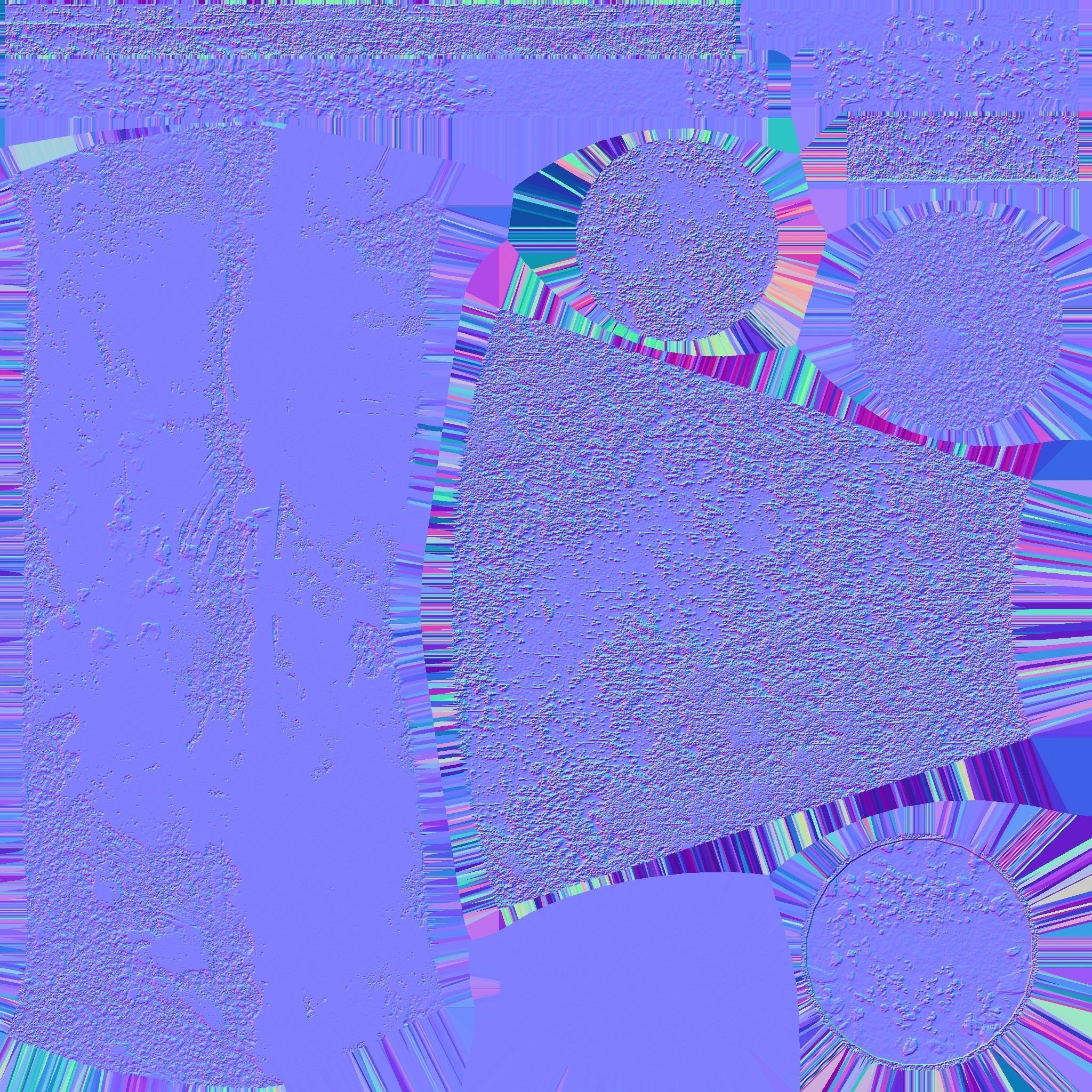 Pirate Pegleg A5 - Destroyed Rust - Character Design Fashion Low-poly 3D model_16