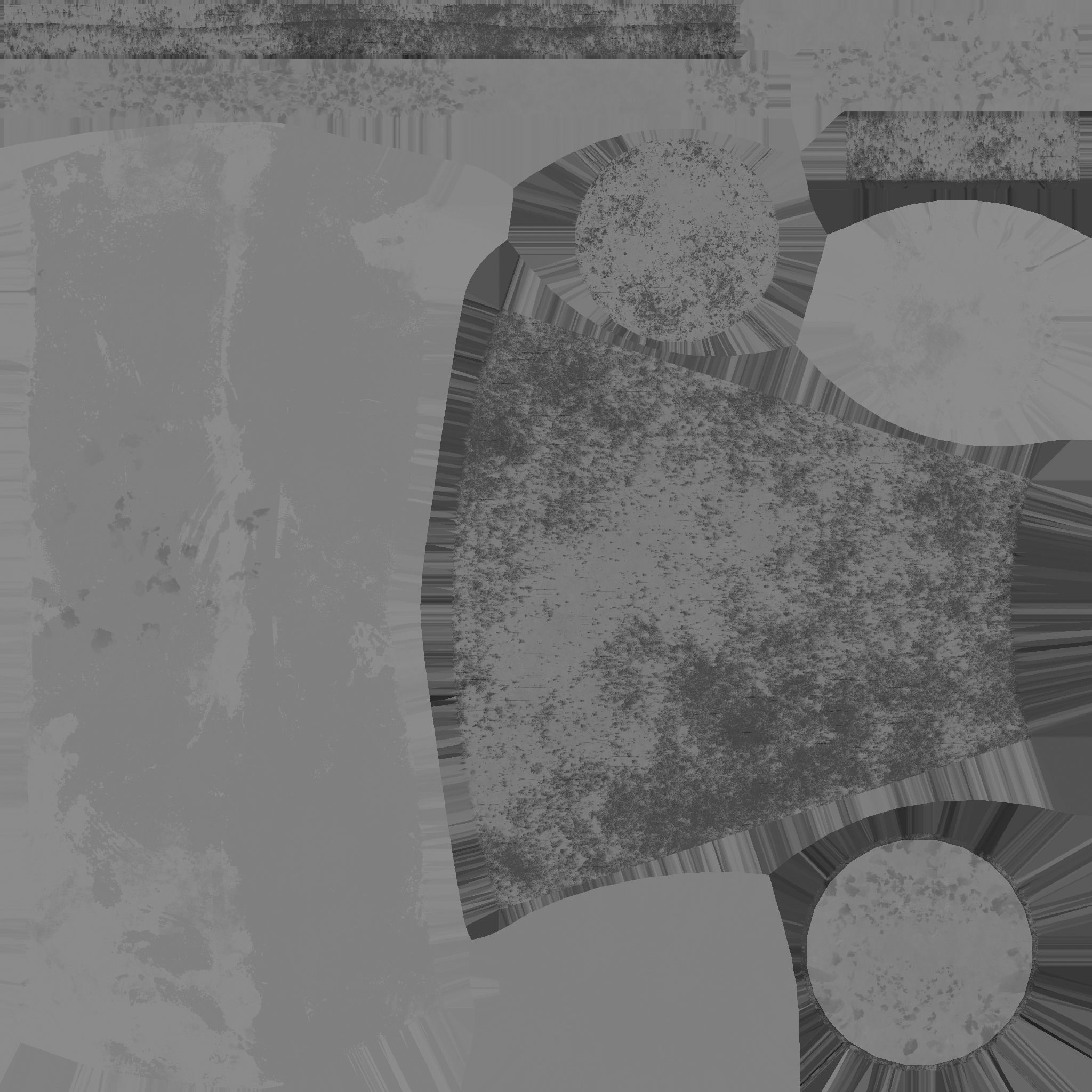 Pirate Pegleg A5 - Destroyed Rust - Character Design Fashion Low-poly 3D model_14