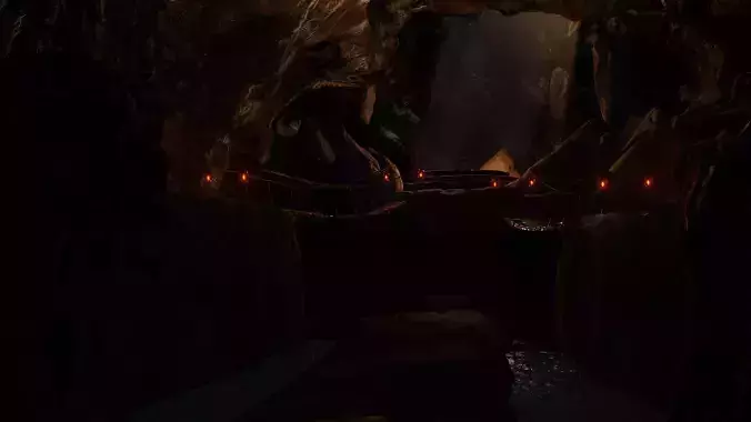 Mystical Cave 3D model