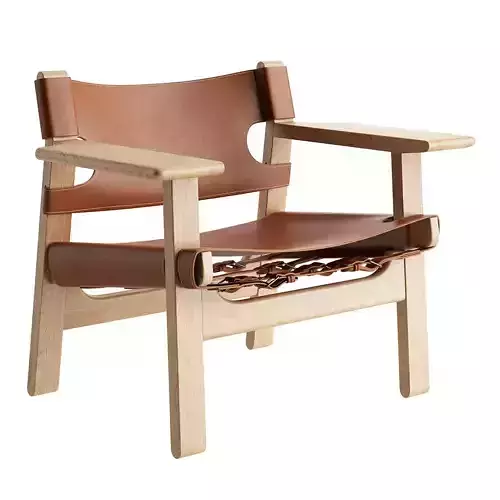 The Spanish Chair by Fredericia 3D model