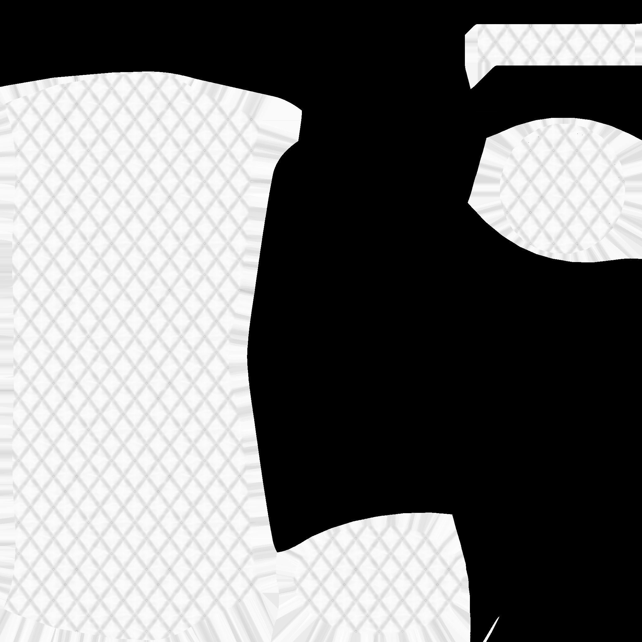 Pirate Pegleg A6 - Black Golden - Character Design Fashion Low-poly 3D model_18