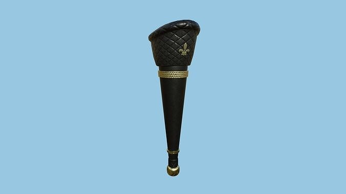 Pirate Pegleg A6 - Black Golden - Character Design Fashion Low-poly 3D model