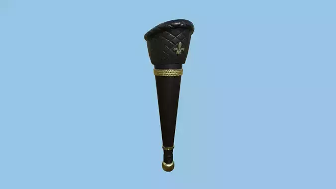 Pirate Pegleg A6 - Black Golden - Character Design Fashion Low-poly 3D model