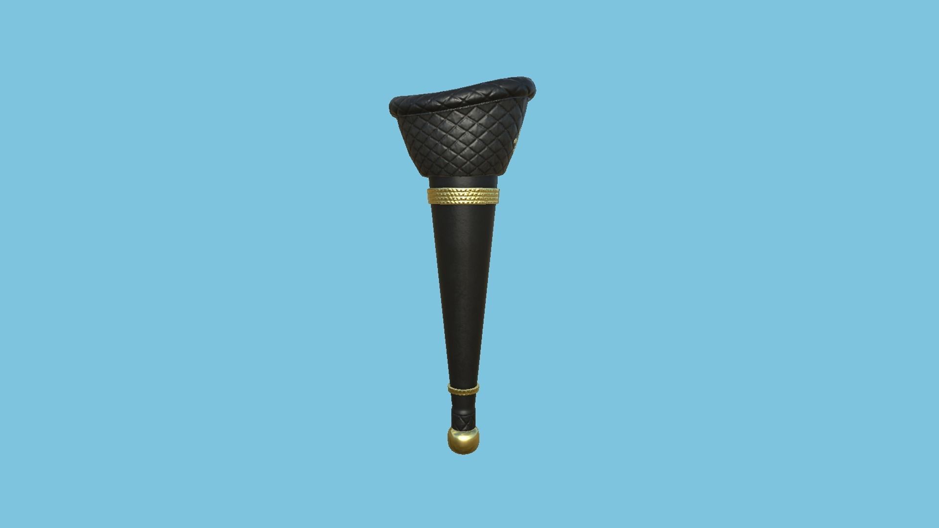 Pirate Pegleg A6 - Black Golden - Character Design Fashion Low-poly 3D model_2