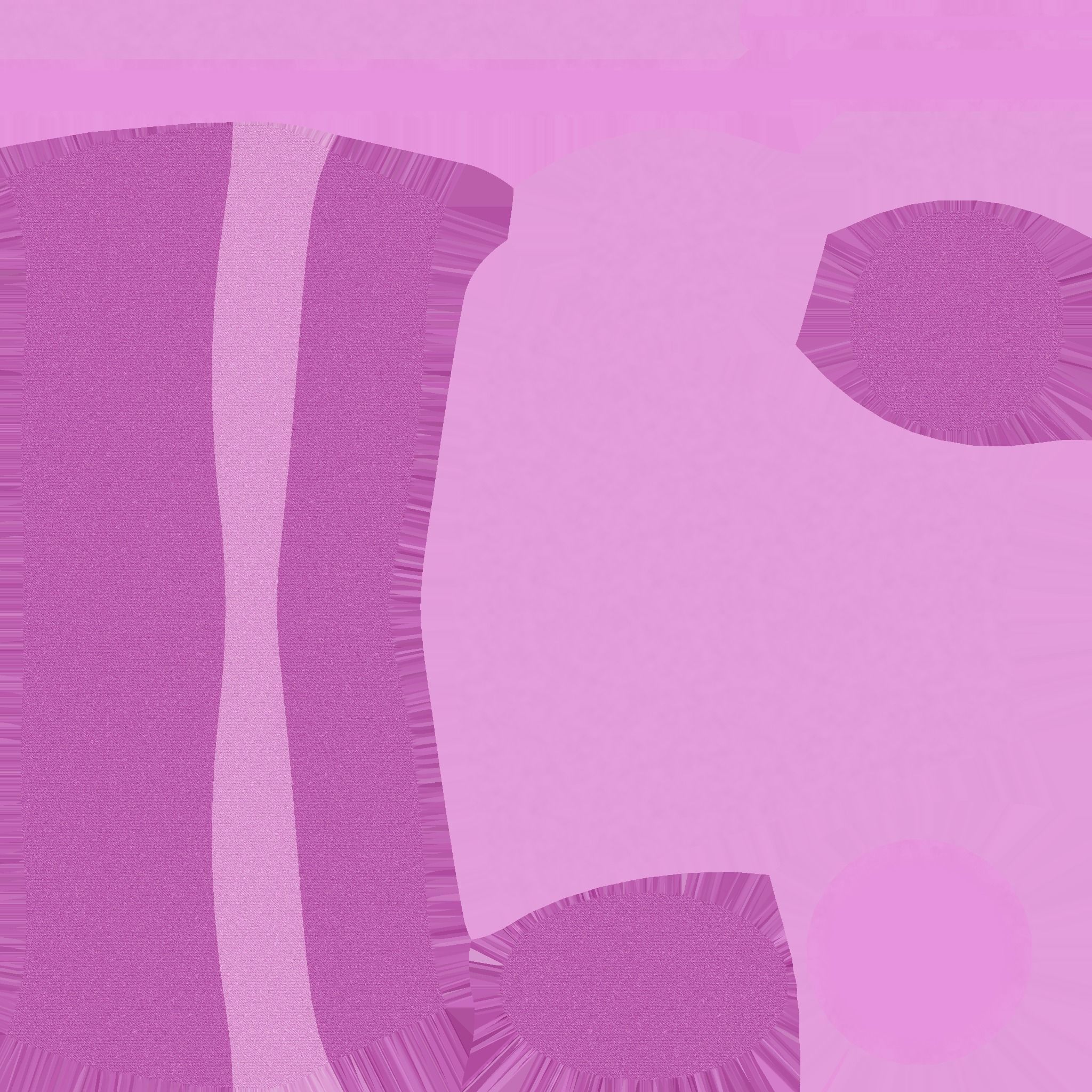 Pirate Pegleg A8 - Female Pink - Character Design Fashion Low-poly 3D model_13