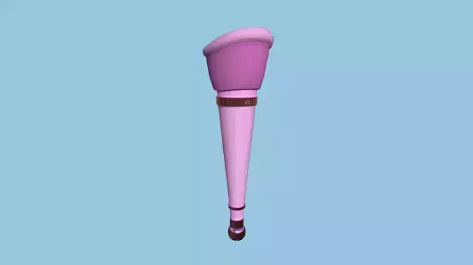 Pirate Pegleg A8 - Female Pink - Character Design Fashion Low-poly 3D model